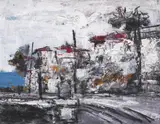 Eugen Raportoru, Peisaj din Sozopol, ulei pe pânză