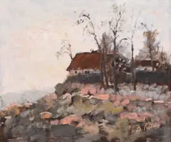 Bogdan Pietriș, Sfârșit de toamnă, ulei pe pânză