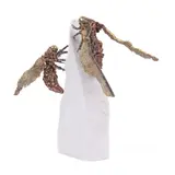 Alexandru Ranga, Bees, 2022, bronz, alamă și marmură albă Thassos