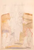 Ion Grigorescu, Săptămâna a XV-a. Miercuri. Misiunea ucenicilor, 1994, acuarelă pe hârtie