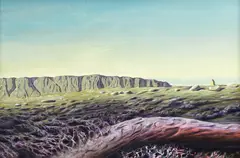 Singurătatea eclipsei by Sabin Bălașa, ulei pe pânză, sold Nov 2022