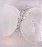 Vincentiu Grigorescu, Fluture, 1968, ulei pe pânză