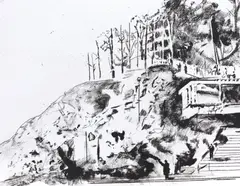 Marius Bercea, Bellevue, 2014, litografie
