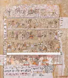 Georgeta Năpăruș, Friză, 1988, ulei pe pânză