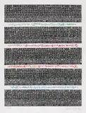 Isidore Isou, Hipergrafie, 1972, cromolitografie