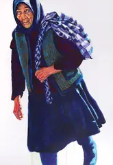 Dumitru Gorzo, Baba Yamamoto, 2005, acrilic pe pânză