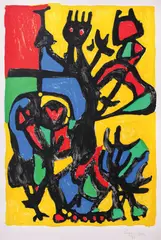Eugène Ionesco, Les hauts danceurs, 1985, cromolitografie