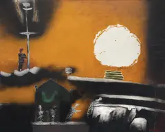 Preparation d'un voyage by Paul Ackerman, ulei pe pânză, offered Nov 2022
