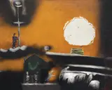 Paul Ackerman, Preparation d'un voyage, ulei pe pânză