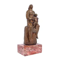 Maternitate by Ion Irimescu, bronz, sold Nov 2022