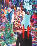 Oana Farcaș, The Garden of Secrets, 2018 - 2019, ulei pe pânză