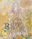 Dumitru Peicev, Ducesa, 1992, ulei pe pânză