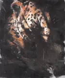 Sergiu Laslo, Jaguar, 2017, ulei pe pânză