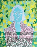 Claudia Ion, Invert, 2018, acrilic și tempera pe pânză