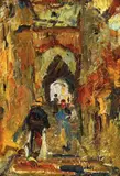 Rudolf Schweitzer–Cumpăna, Străduță în Montmartre