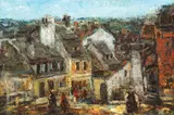 Alexandru Moser Padina, Sighișoara, ulei pe pânză