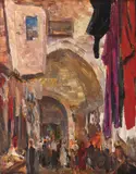 Samuel Mützner, Tunis, ulei pe carton