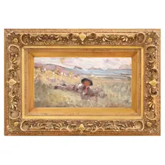 Nicolae Grigorescu, Ciobănaș pe Valea Doftanei, ulei pe lemn