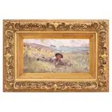 Nicolae Grigorescu, Ciobănaș pe Valea Doftanei, ulei pe lemn