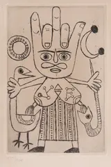 Raziel by Victor Brauner, acvaforte, offered Oct 2022