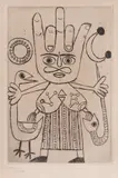 Victor Brauner, Raziel, acvaforte