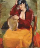 Francisc Șirato, Tătăroaică cu tamburină