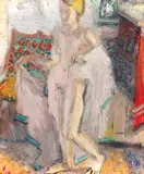 Alexandru Ciucurencu, Nud cu șal alb