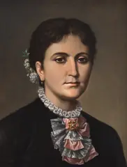Mișu Popp, Portret de femeie (mătușa artistului), ulei pe pânză