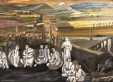 Paul Ackerman, La porțile Mesopotamiei (Sur les murs d'Uruk), ulei pe pânză