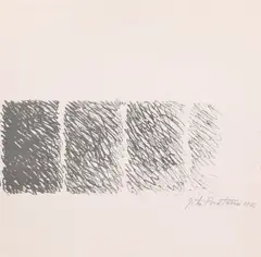 Către alb by Geta Brătescu, 1976, litografie, offered Oct 2022