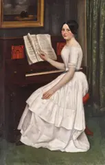 Pianista by sec. Xix Școală Germană, ulei pe pânză, offered Oct 2022