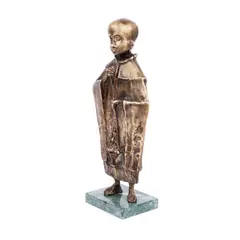 Copil de altar by Ion Iancuț, bronz, sold Oct 2022