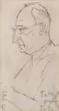 Theodor Pallady, Portretul lui Toto (Henri Catargi), creion pe hârtie
