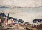 Vedere din Napoli by Rudolf Négely, ulei pe pânză, offered Sep 2022