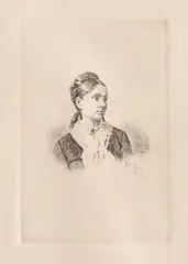 Theodor Aman, Ana Aman, acvaforte și gravură cu acul