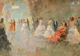 Nicolae Furduescu, Bal, ulei pe carton