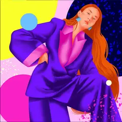 Andrei Nicolescu, Fashionista, 2022, digital painting