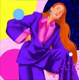 Andrei Nicolescu, Fashionista, 2022, digital painting