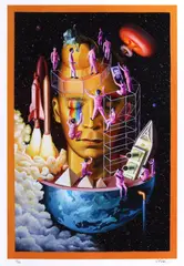 Pride by Victor Fota, 2020, cromolitografie pe hârtie Hahnemühle 325 gsm, offered Sep 2022