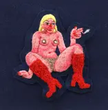 Alina Marinescu, Coca, 2022, lână, fetru, mărgele, ață colorată