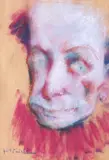 Manuell Mănăstireanu, Clown, cerapastel pe hârtie