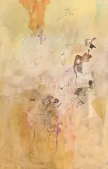 Octav Grigorescu, Poveste la Veneția, 1970, tempera, acuarelă și tuș pe carton