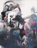Andreea Zimbru, Nymph, ulei pe pânză
