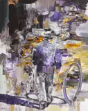 Sorin Dumitrescu Mihăeşti, Joc, 2015, acrilic pe pânză