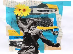 Benterez, Peace, 2022, colaj