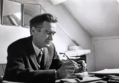 Louis Monier, Fotografie ilustrându-l pe Emil Cioran, Paris, 1977, de colecție, gelatin silver print