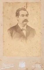 Ioan Spirescu, Ultima fotografie cunoscută a poetului Mihai Eminescu, realizată după clișeul lui Jean Bielig, Galați, 1887-1888, piesă extrem de rară, de colecție
