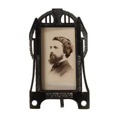Franz Duschek, Fotografie ilustrându-l pe Theodor Aman, București, cca. 1870, piesă extrem de rară, de colecție