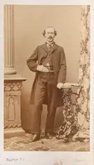 Nestor Heck, Fotografie ilustrându-l pe Dimitrie Bolintineanu, Iași, cca. 1860, piesă rară
