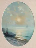 Eugen (Evgheni) Gorski, Marină, ulei pe carton